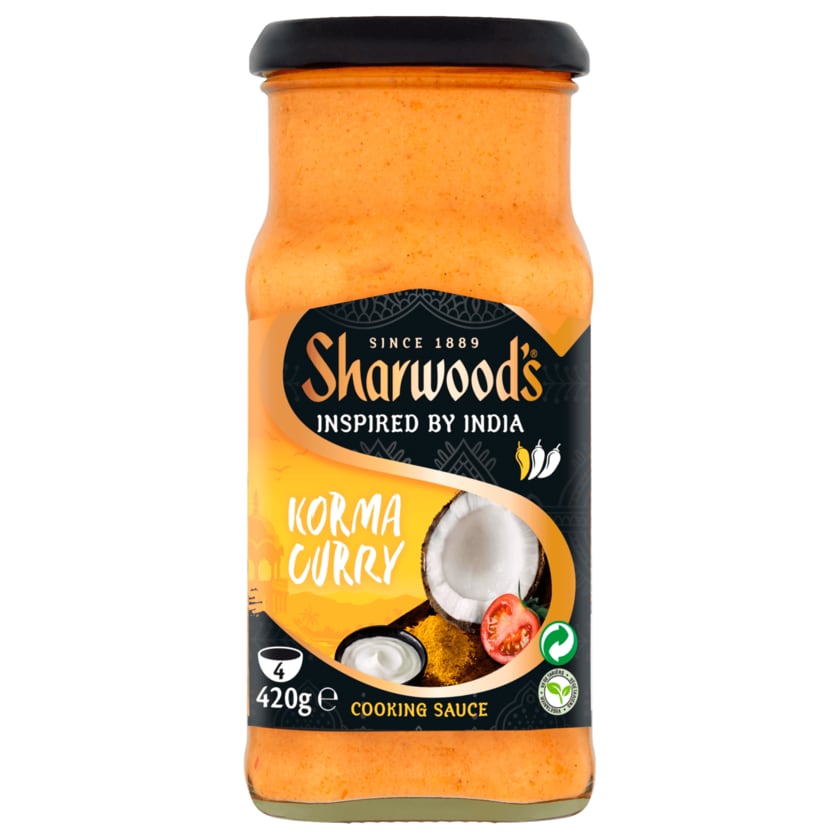 Sharwoods Korma Curry Cooking Sauce 420g